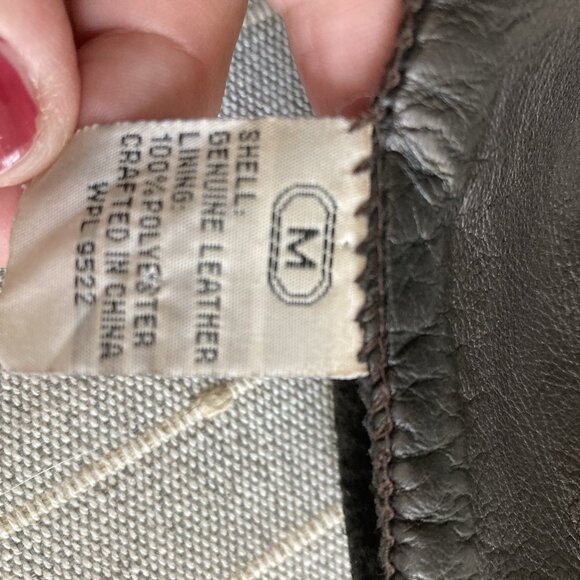 Women's Black Leather Gloves Winter Driving Warm Size Medium - Picture 3 of 6